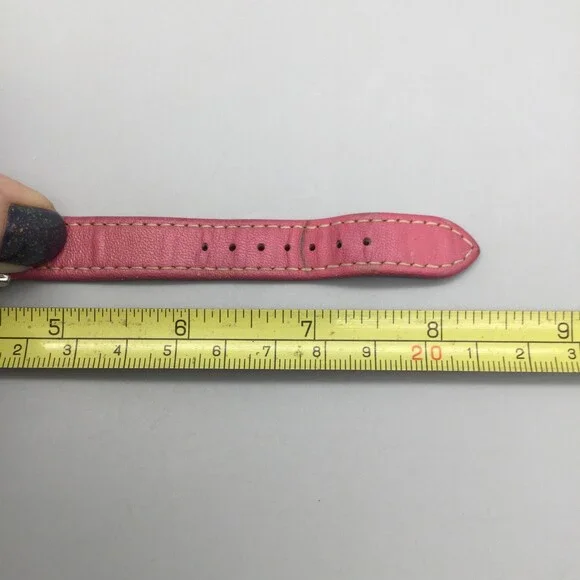 Brighton Orchard Watch Women 30mm Silver Tone Square Dial Leather New Battery - Picture 13 of 14